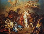 Jacques-Louis David Diana and Apollo Piercing Niobe s Children with their Arrows Sweden oil painting artist